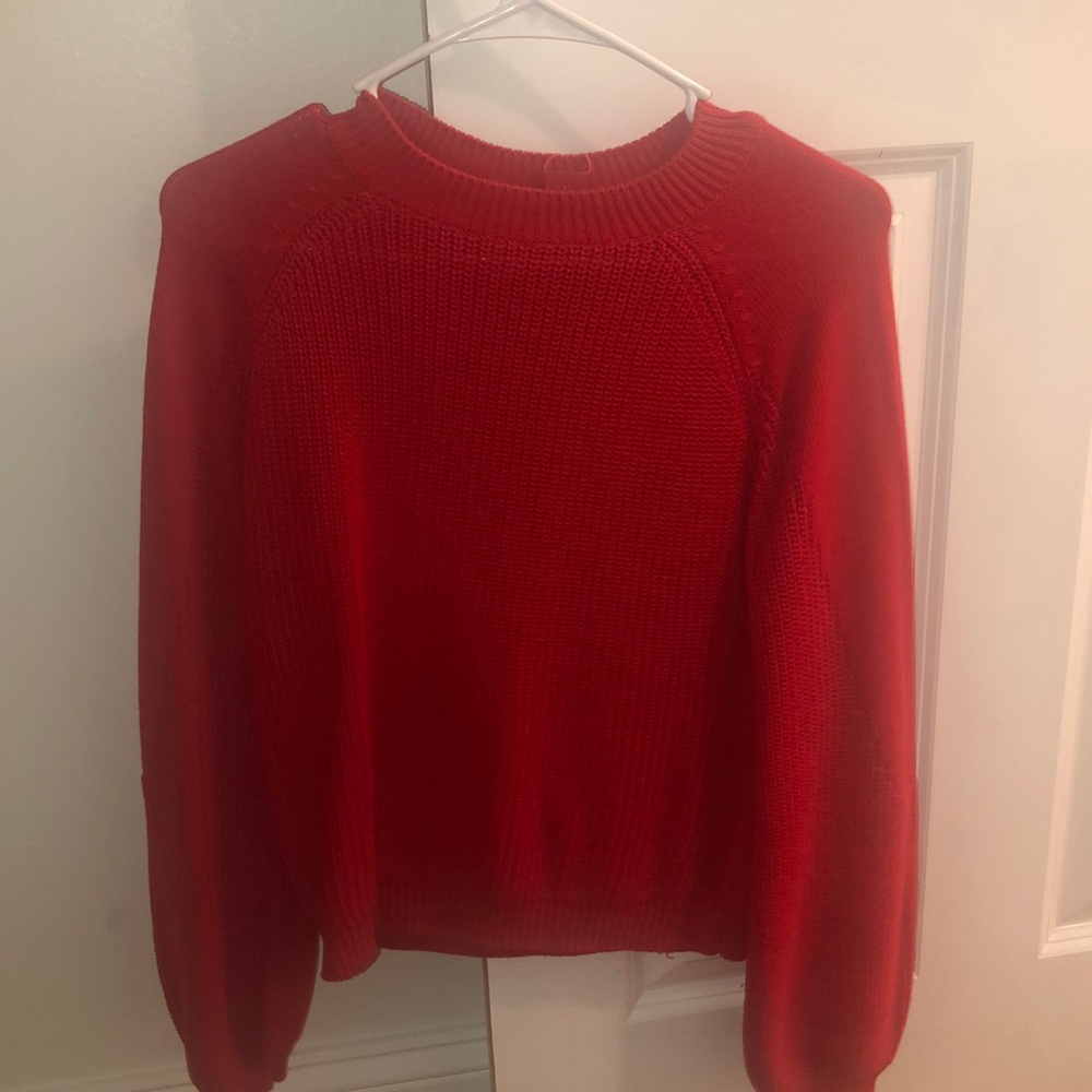 Red sweater
